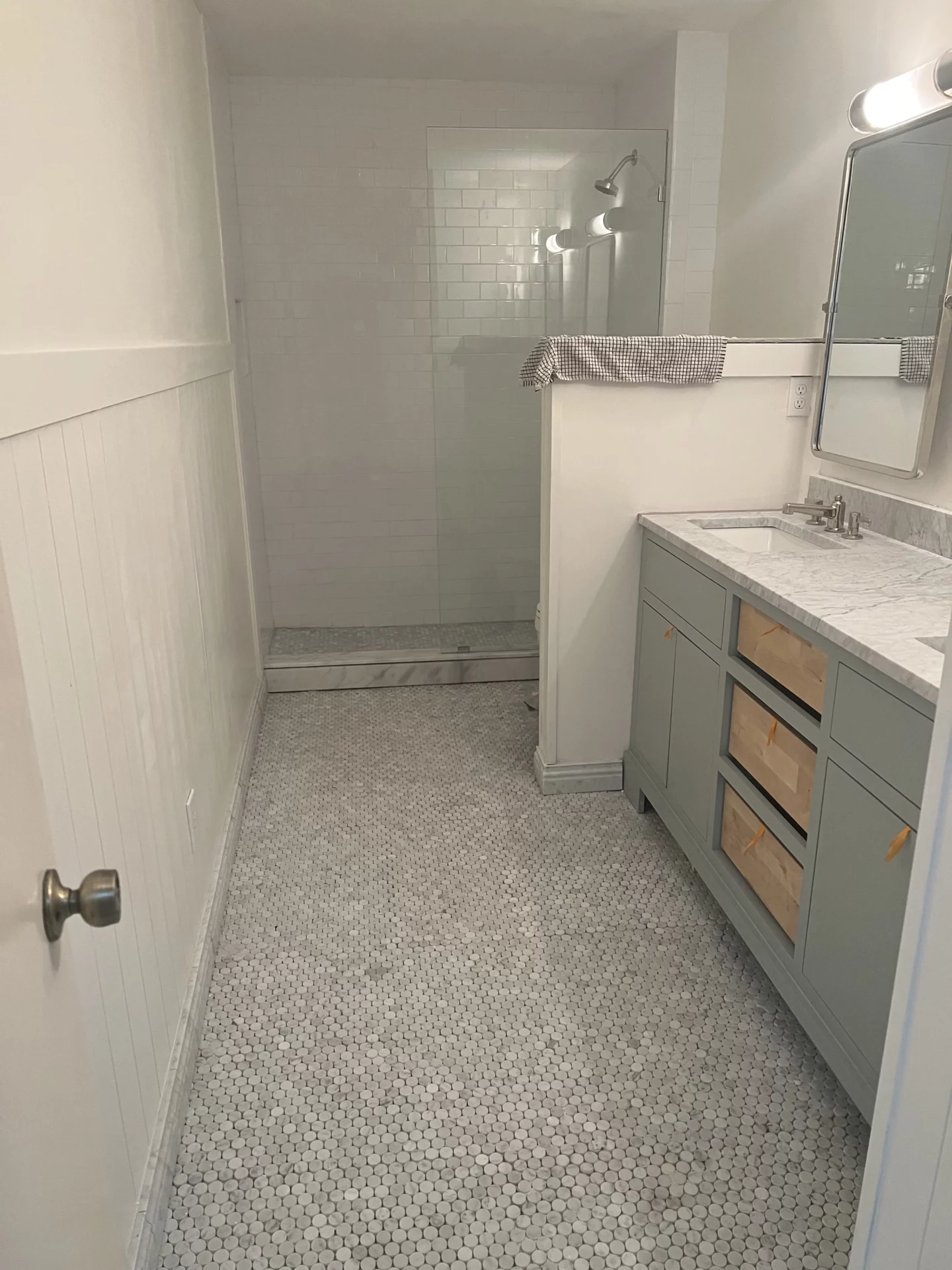 Elite Floors KY tile shower flooring remodel bathroom