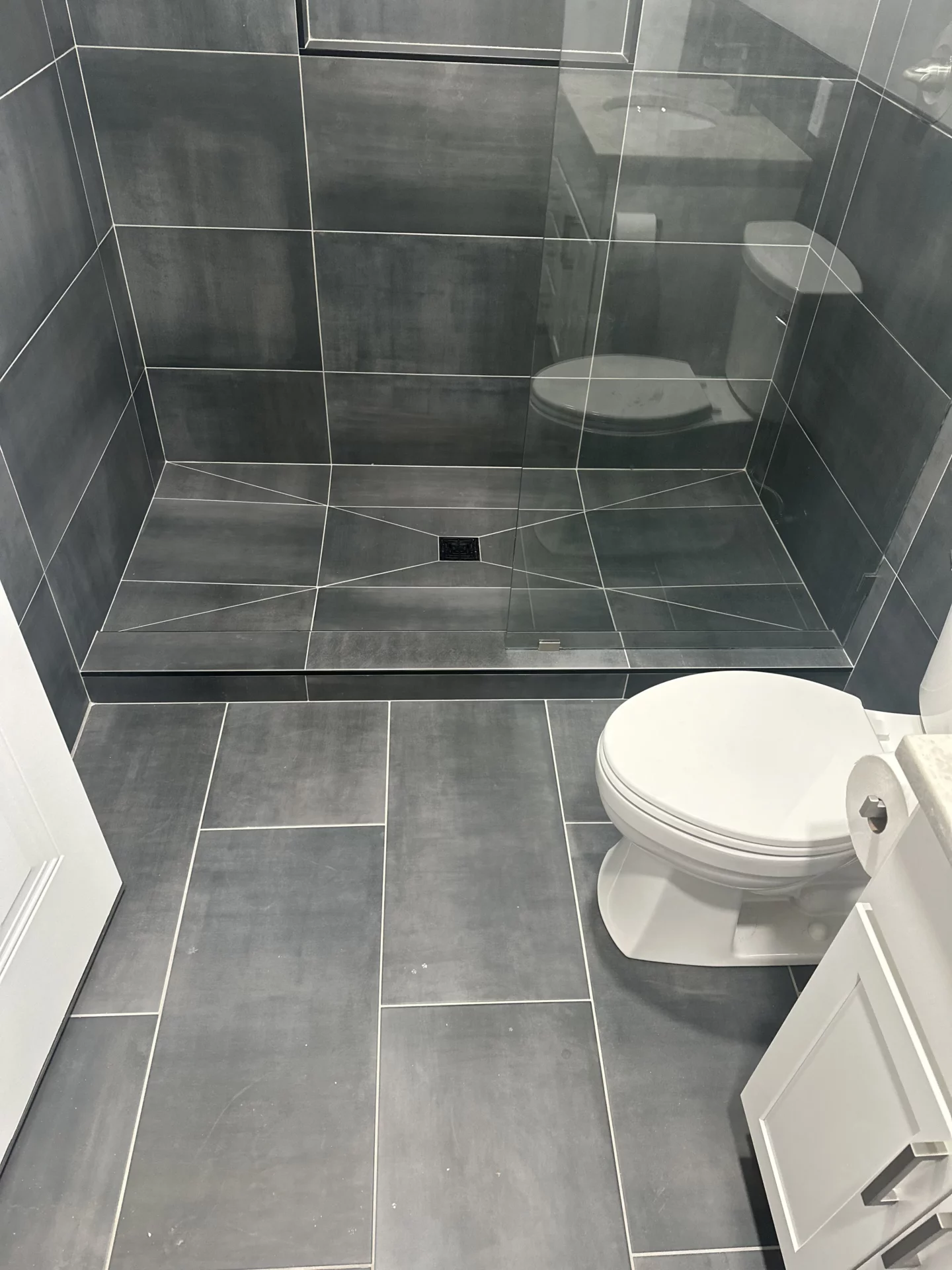 Elite Floors KY tile shower flooring remodel bathroom