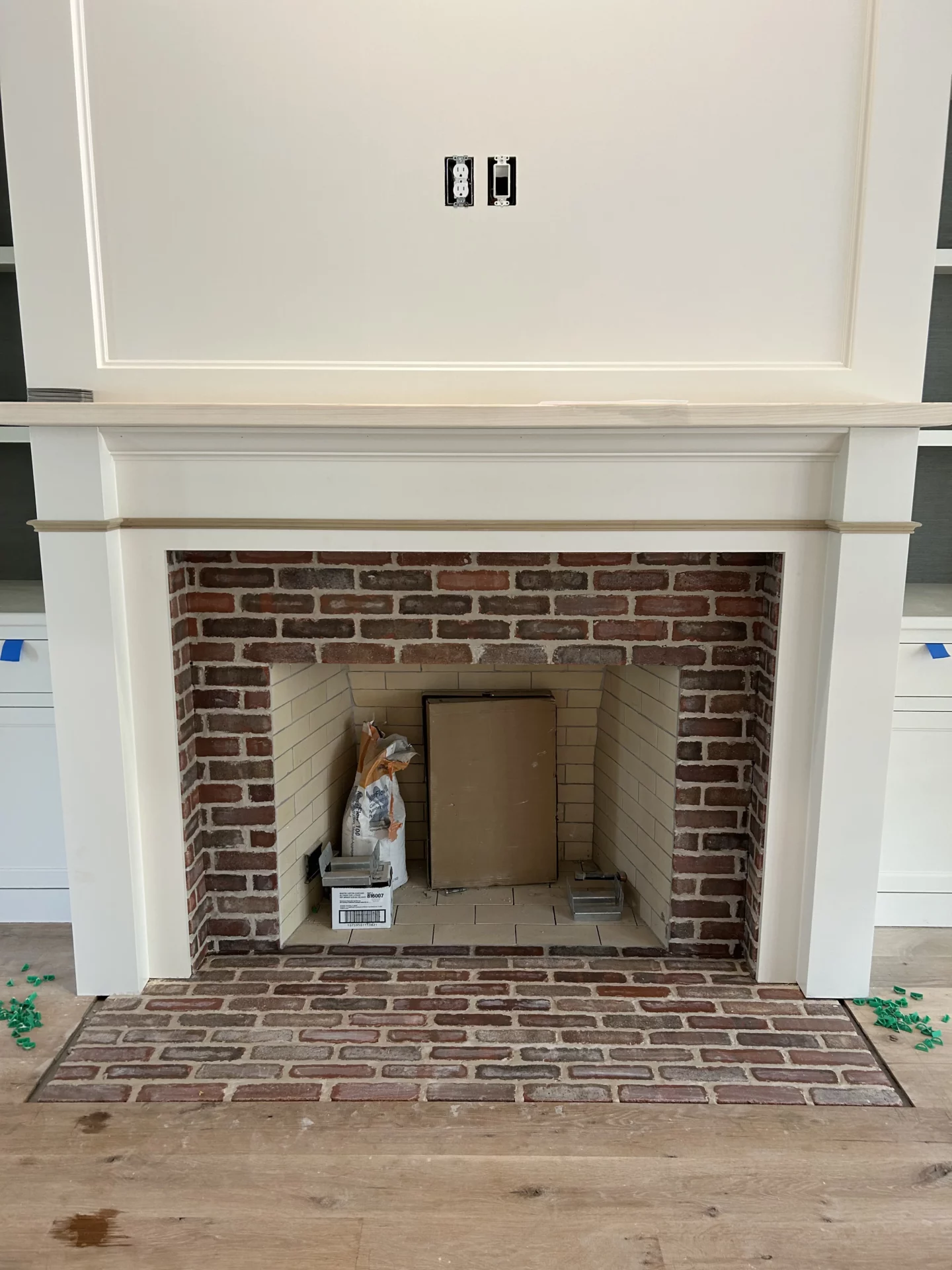 Elite Floors KY bricks fireplace house remodel