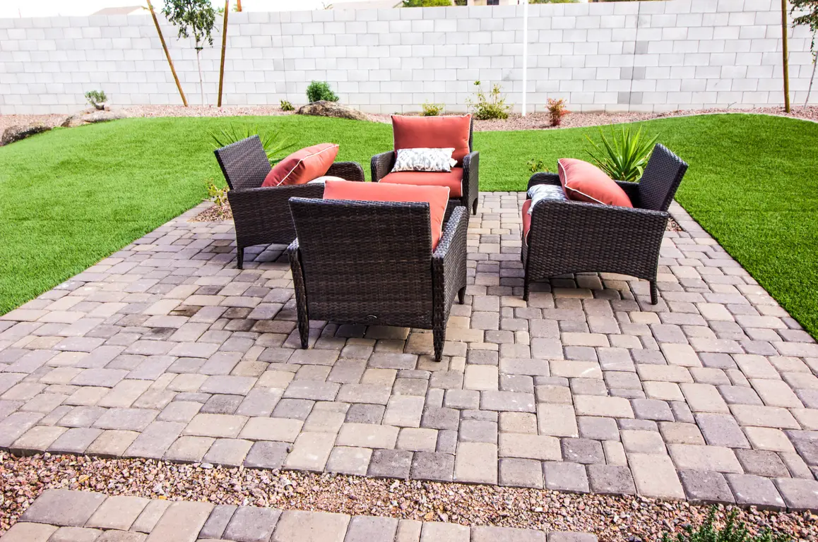 Elite Floors KY paver quality installation beautiful backyard