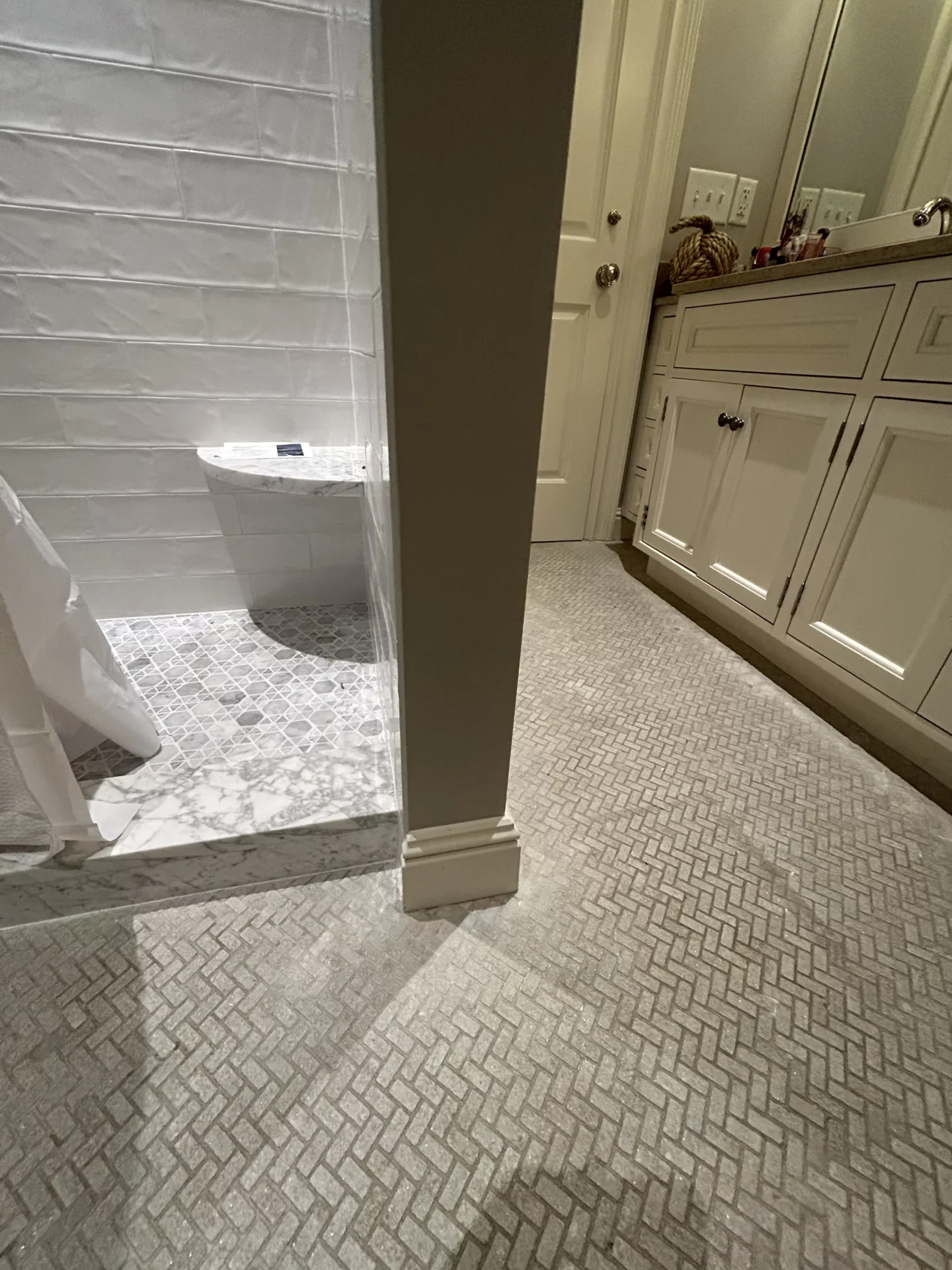 Elite Floors KY shower tile installation remodel update