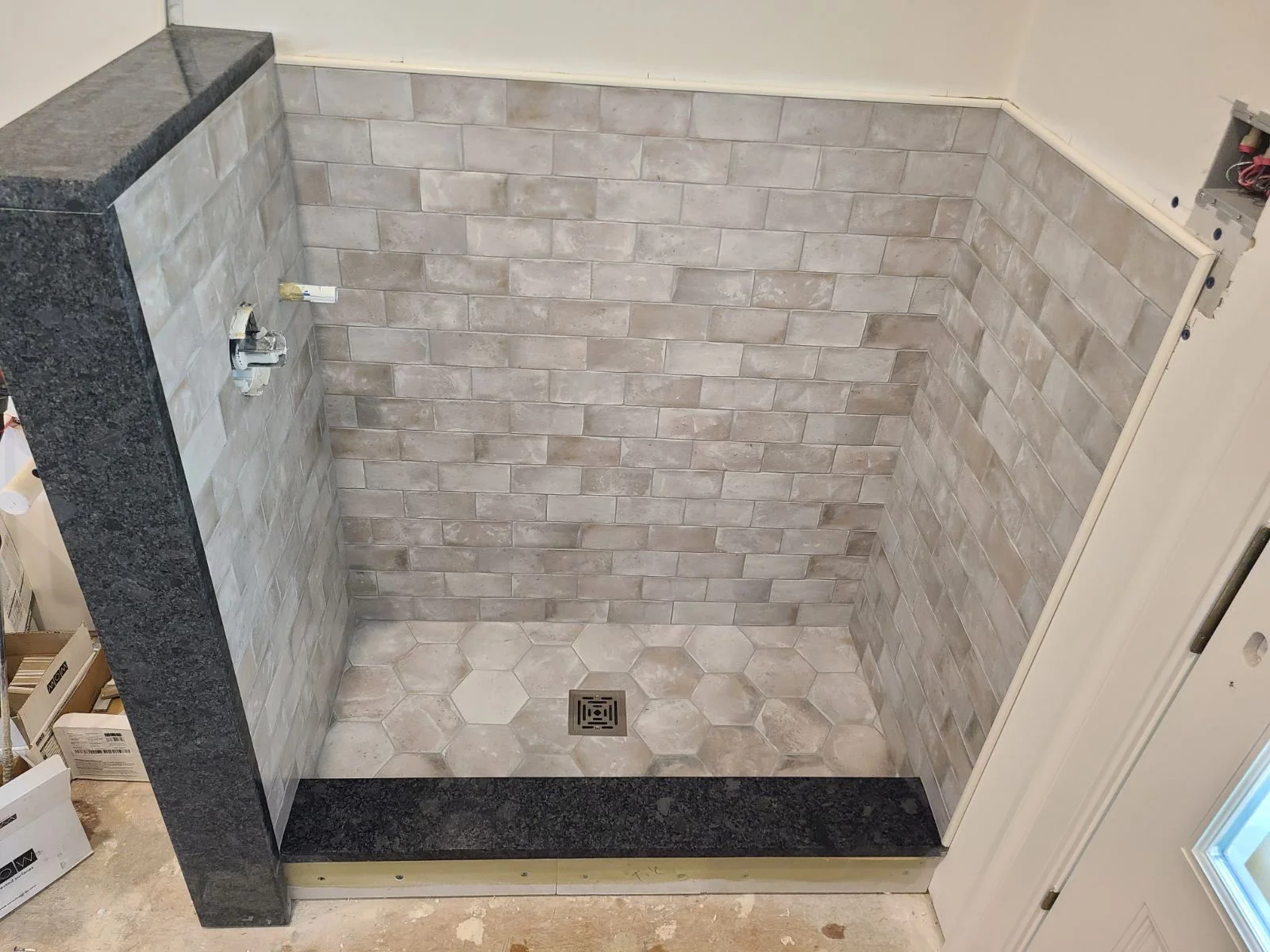 Elite Floors KY shower tile installation remodel update