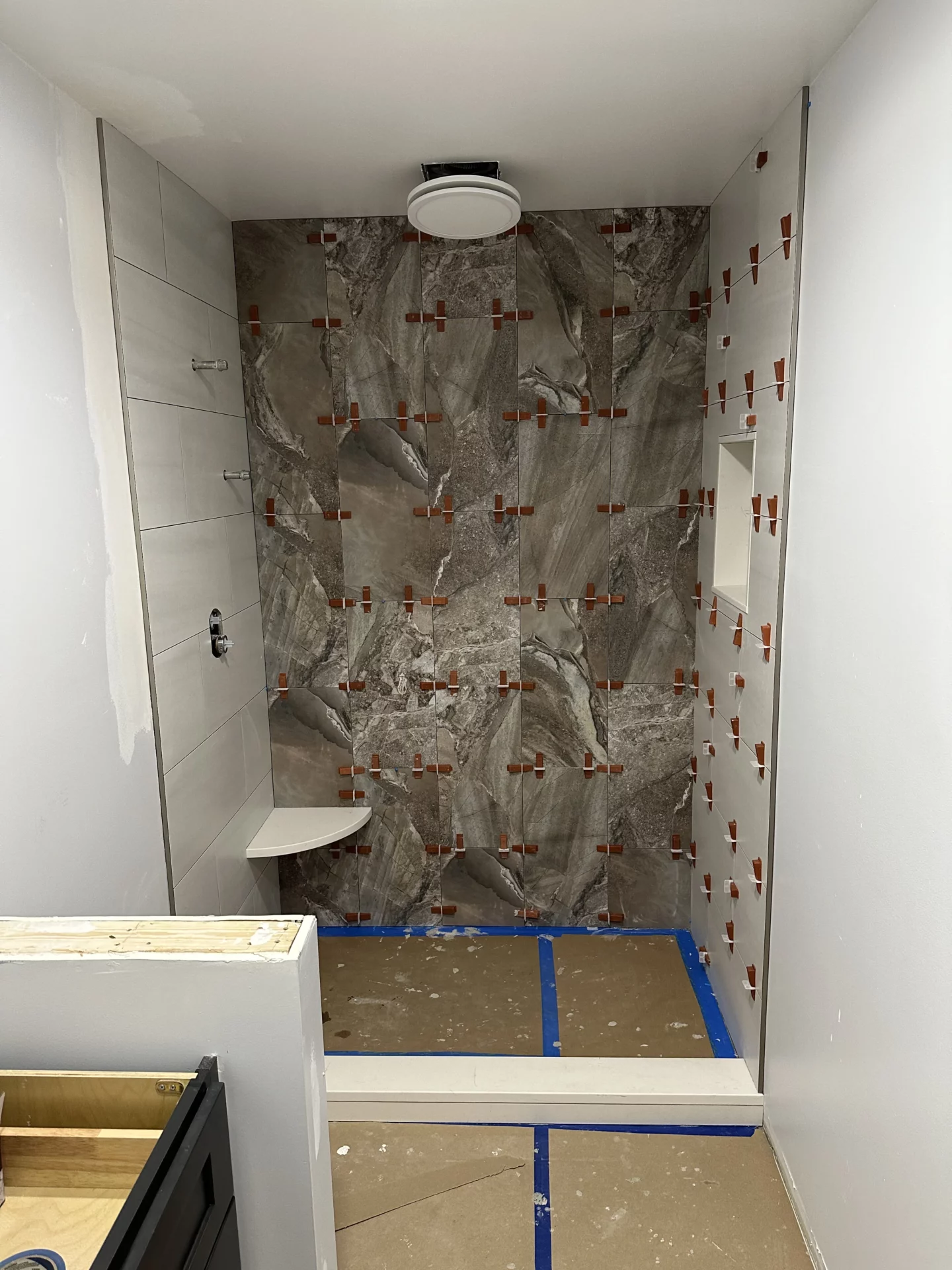 Elite Floors KY shower tile installation remodel update