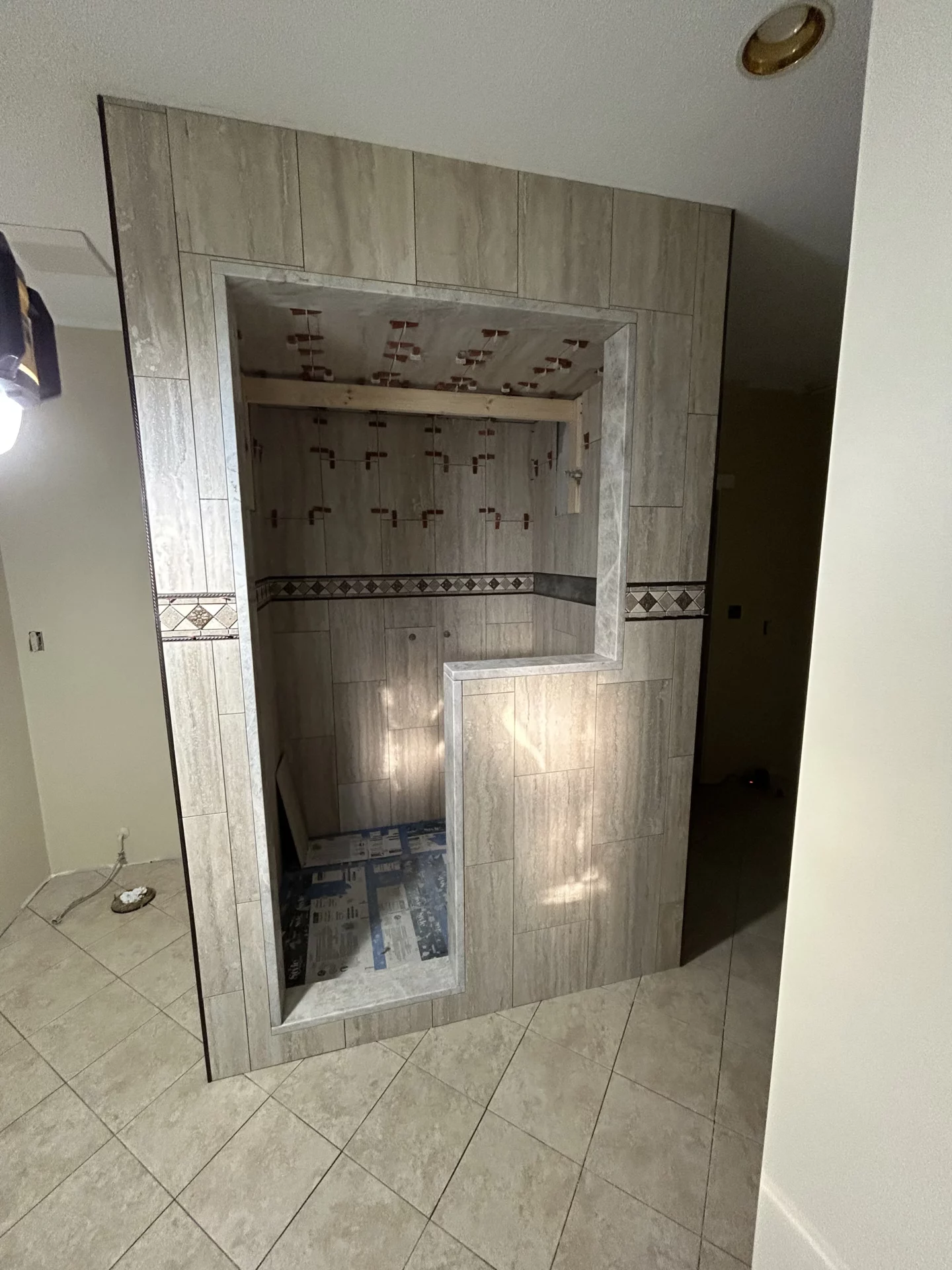 Elite Floors KY shower tile installation remodel update