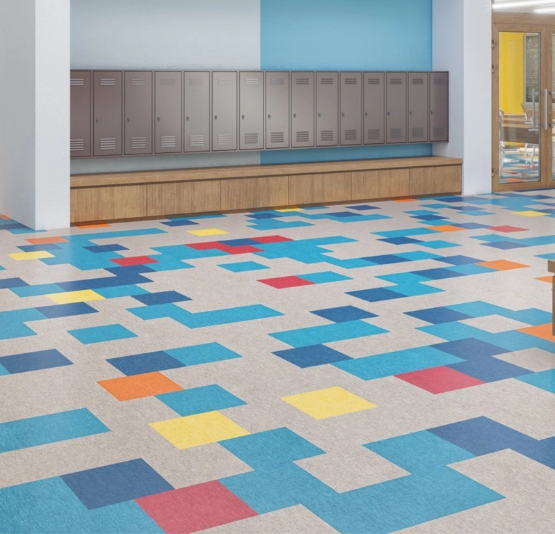 Elite Floors KY quality vinyl composite tile installation school